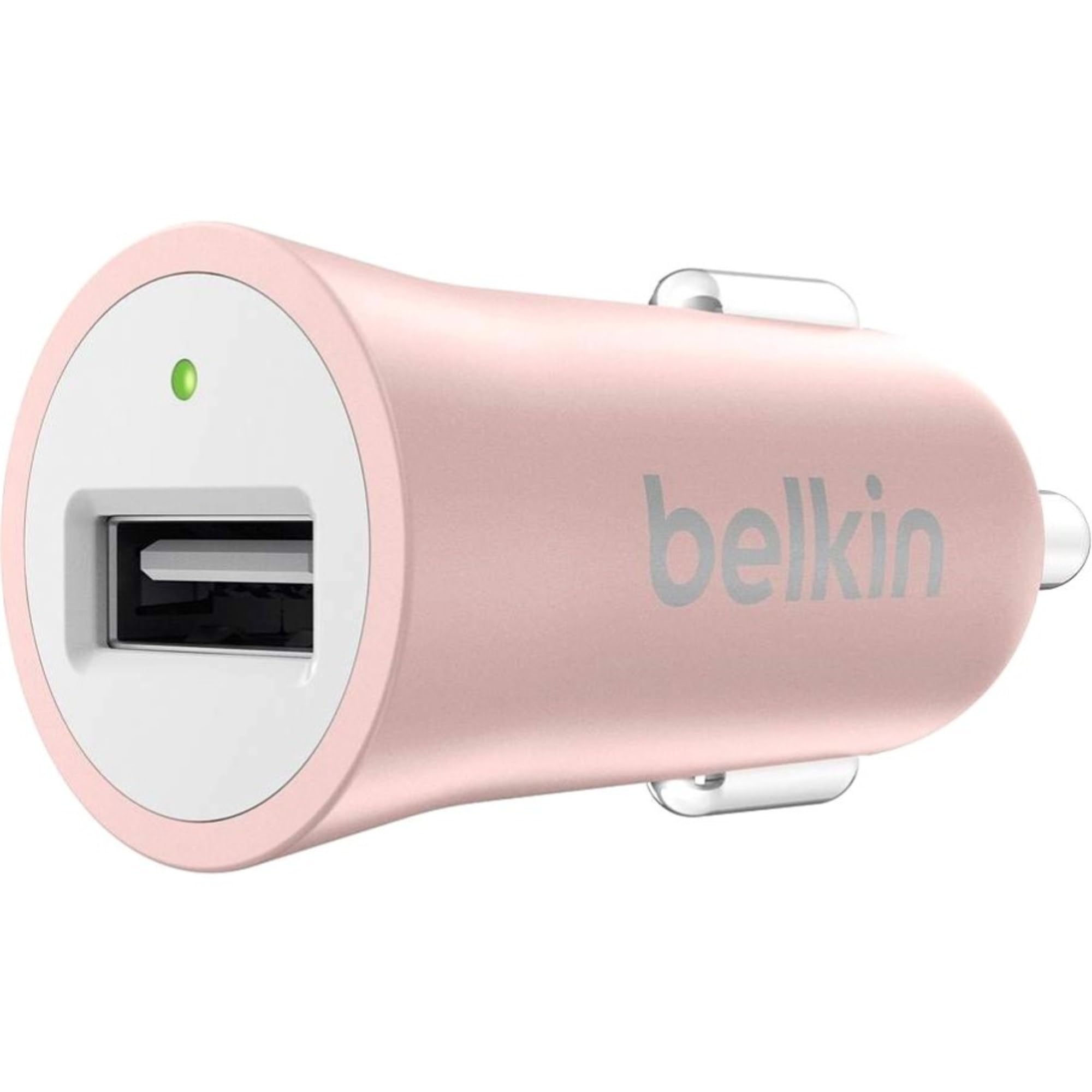 Belkin Premium MIXIT Fast 2.4 A USB Car Charger for Apple iPhone XS Max/XS/XR/X/8 Plus/8/7 Plus/7 and Apple iPad Air, iPad 2, iPad Mini with Connected Equipment Warranty, Rose Gold