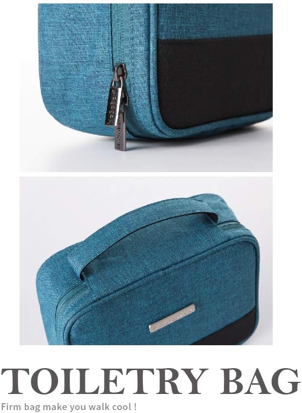NaSaDen Premium Toiletry Bag - Packing Organizers, Fashion Waterproof Travel Toiletry Bag Cosmetic Bags Make Up Case Bathroom Shaving Organizer Kit with Great Compartments for Men Women Girls