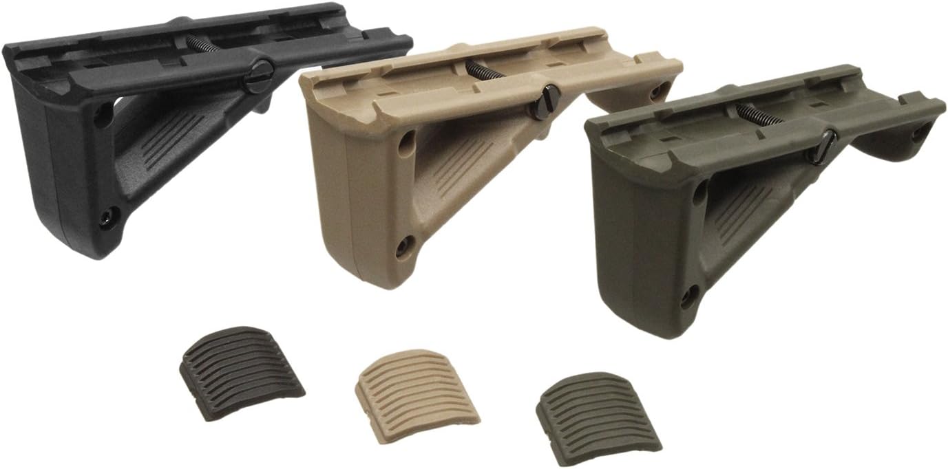 Cyma Angled Fore Grip/Foregrip Set - black/OD green/TAN - for Weaverrails (20-23mm)