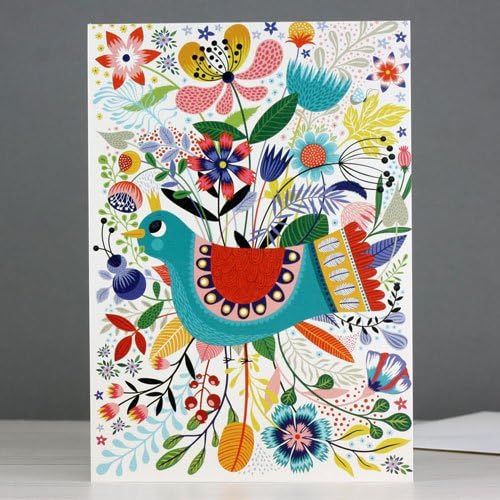 Roger la Borde laser cut greeting card - AVIAN PRINCESS