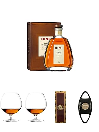 Hine Rare VSOP Cognac Frankreich 0,7 Liter + Cognacglas/Schwenker Stölzle 1 Stück - 103/18 + Cognacglas/Schwenker Stölzle 1 S