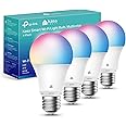 Kasa Smart Light Bulbs, Full Color Changing Dimmable Smart WiFi Bulbs Compatible with Alexa and Google Home, A19, 9W 800 Lume