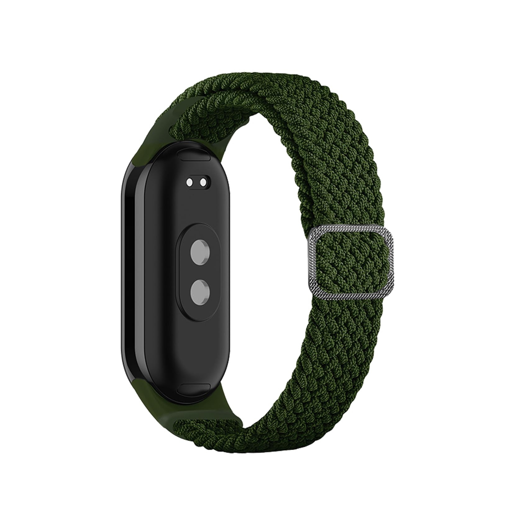 ToVioc Nylon Watch Strap for Xiaomi Mi Band 10/9/8, Strap Adjustable Elastic Breathable Sport Watch Band for Xiaomi Smart Band 10/9/8 - Green