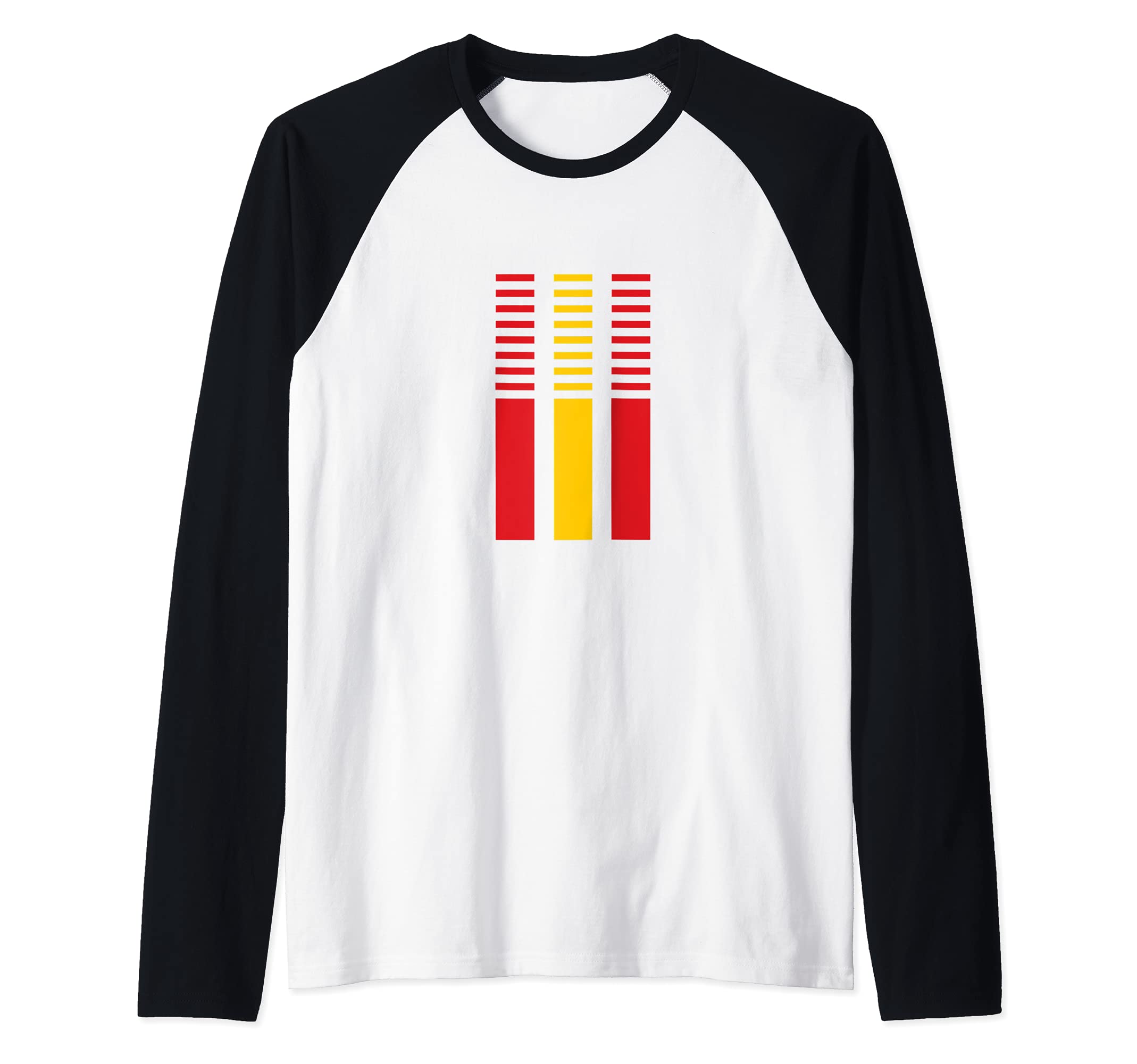 Spain Flag Raglan Baseball Tee