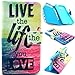 Galaxy Alpha Case,Gift_Source Brand Live The Life You Love - PU Leather Wallet Case Soft TPU Cover Skin Card Slots Case Cover for Samsung Galaxy Alpha SM-G850