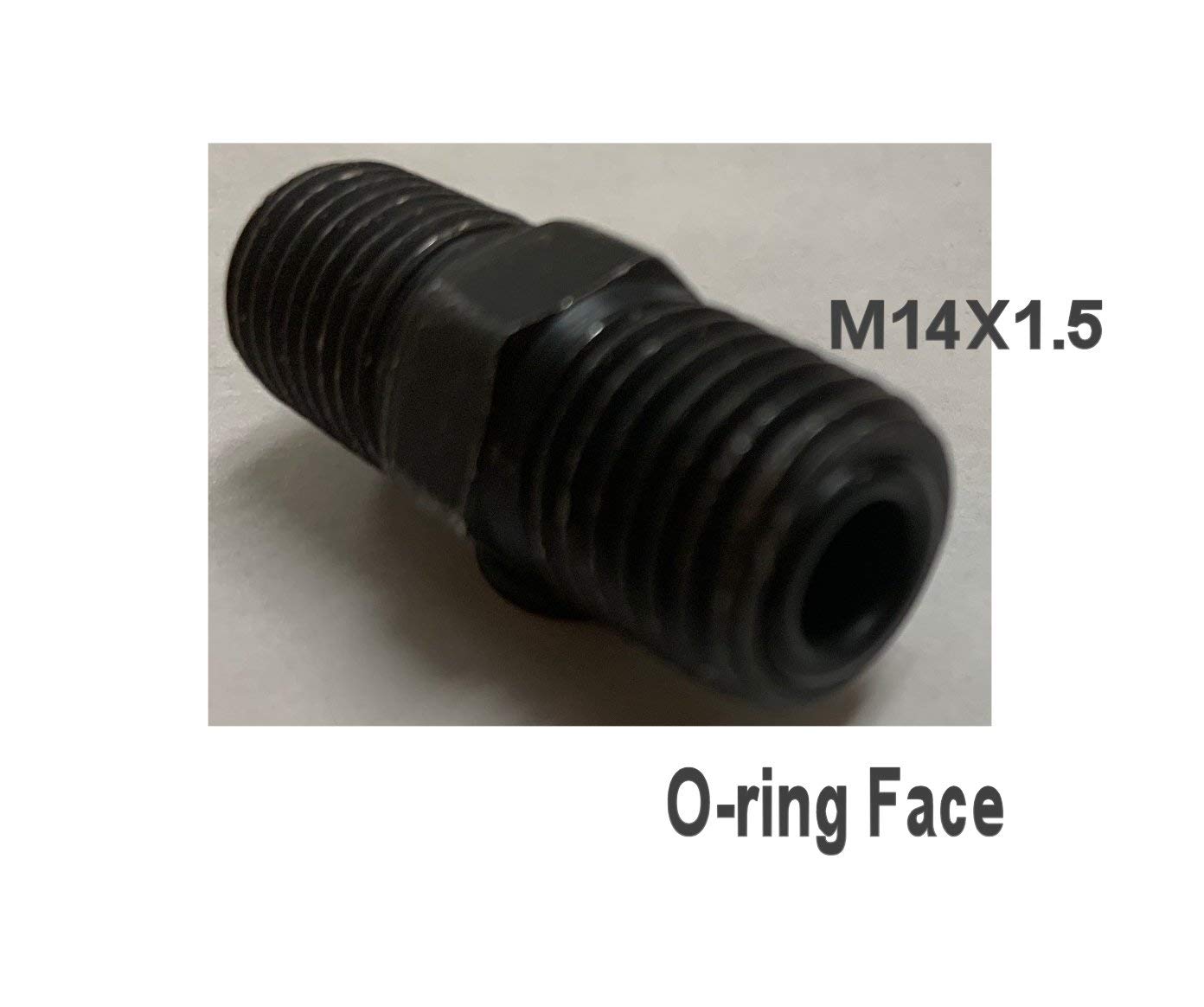 Hydraulic Fitting Adapter: 1/4" NPT Pipe To M14x1.5 Male Inverted Flare 3 thumbnail image