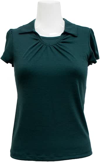 hunter green collared shirt