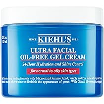 Kiehl's Ultra Facial Fresh Gel Cream 2本 Kiehl's Ultra Facial Oil-Free Moisturizer, Shine-Reducing