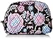Vera Bradley Women's Cotton Large Zip Cosmetic Makeup Organizer Bag, Alpine Floral, One Size
