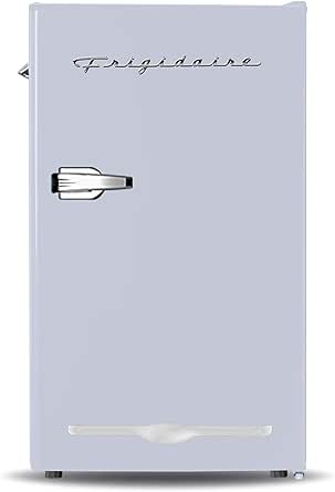Frigidaire EFR376-MOONBM Retro Bar Fridge Refrigerator with Side Bottle Opener, 3.2 cu. Ft, Moonbeam