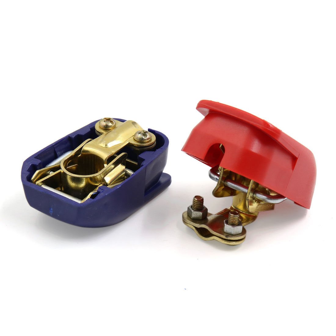 NUZAMAS 2Pcs 12V Car Vehicle Boat Caravan Motorhome Quick Release Battery Terminals Clamps 4X4 4WD