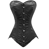 luvsecretlingerie Heavy Duty 26 Double Steel Boned Waist Training Satin Normal Torso Overbust Shaper Corset #8151-OT-SA