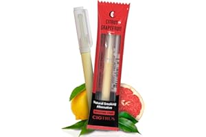 Natural Nicotine-Free & Tobacco-Free Smoking Alternative - Non-Electric Craving Relief, Quit Smoking Aid with Cigtrus (Citrus Grapefruit)