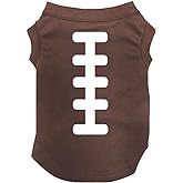 Petitebella Rugby Print Puppy Dog Shirt (Brown, Small)