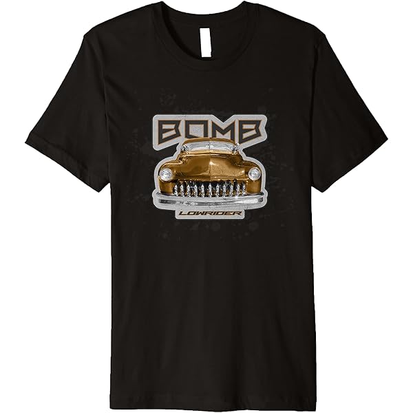 【PUSHU】BOMBED CAR T-shirt　L size Amazon.com: Bomb Lowrider - Low Rider Car T-Shirt : Clothing