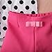 Western Toddler Girls Denim Outfits Cow Print Shirt Sleeveless Ruffle Button Top Bowknot Shorts Wide Leg Jeans Shorts(C-Pink,3-4 Years)