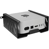 JinLunar Metal Mount Compatible with 2024 Mac mini M4/M4 Pro | VESA Mount with Anti-Theft,Under Desk Mount and Wall Mount with Lock Anti-Theft Dock