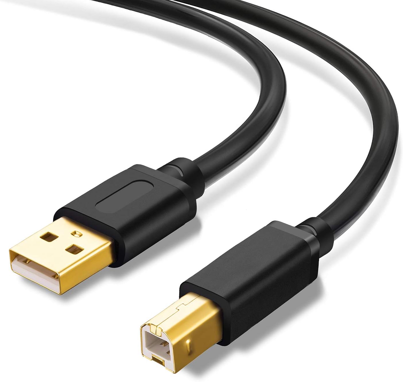 Printer Cable 1M,USB Printer Cable USB 2.0 Type A Male to B Male Scanner Cord High Speed for Brother HP, Canon, Lexmark,Dell - Image 3