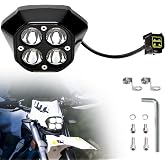 URLWALL Upgraded Headlight for Sur Ron Ultra Bee, Plug N Play LED Headlight Front Lamp Light with Mounting Bracket, Square Four Bulbs Headlamp &amp; Assemblies for Sur Ron, 3 Modes, Black
