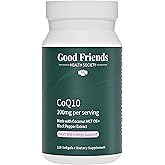 Good Friends Health Society - Ubiquinol CoQ10 200mg - High Absorption with Black Pepper Extract & Coconut MCT Oil - 120 Softgels, Lab-Tested, No Seed Oils, Non-GMO - Heart and Energy Support