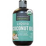 Organic Liquid Coconut Oil for Culinary & Beauty DIY Recipes, Moisturizing Hair Oil, Certified Organic & Non-GMO from Sustain