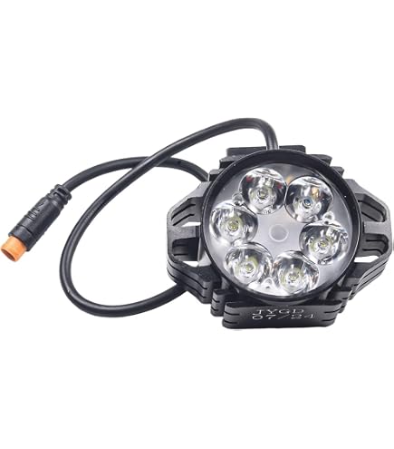 Achetez des Union Lumo 100-E Phare Avant E-Bike 6-48V 100 Lux - Noir