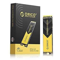 ORICO 512GB NVMe SSD PCIe 4.0- Up to 7000MB/s, M.2