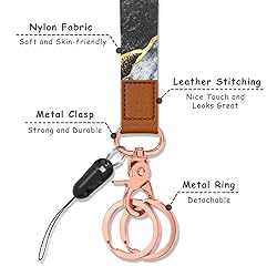 Rimilak Wristlet Keychain, Wrist Lanyard Key Chain