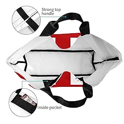 YSBYEIU Cute Uk Flag Tote Bag For Women Men Gifts