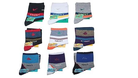 Rudraksh Enterprises Unisex 9 Pairs Cotton Low Cut Ankle Length Socks