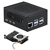 iUniker Metal Case for Raspberry Pi 5 with Pi 5
