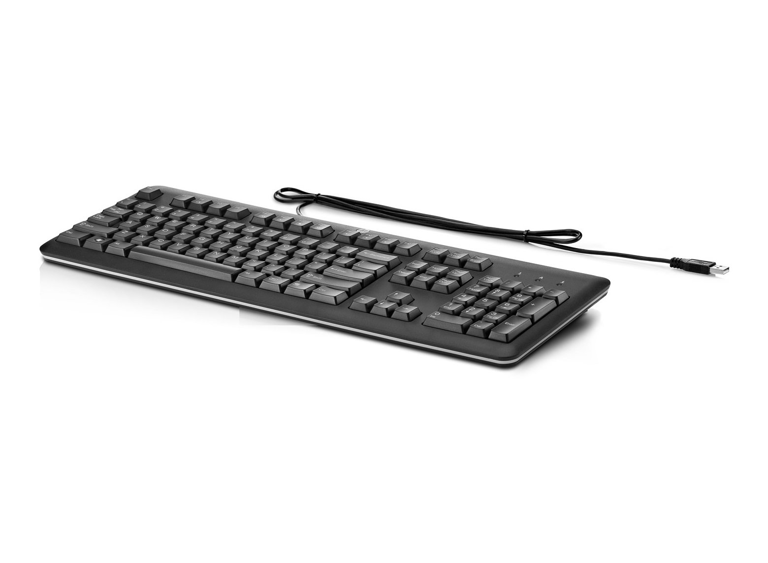 HP QY776AA USB Standard Keyboard PC/Mac, Keyboard