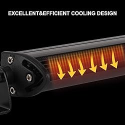 7 Inch Single Row Led Light Bar Pods - BEAMCORN