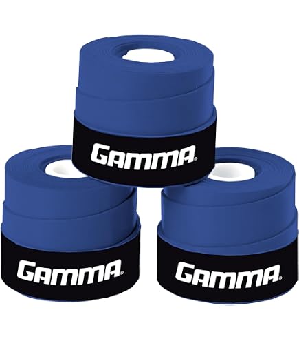 Gamma Pickleball Pro Wrap Overgrip pegajoso, duradero, suave absorbente de humedad OG, bádminton, agarre de raqueta de pádel, varios colores, versátil para todos los niveles de habilidad, azul