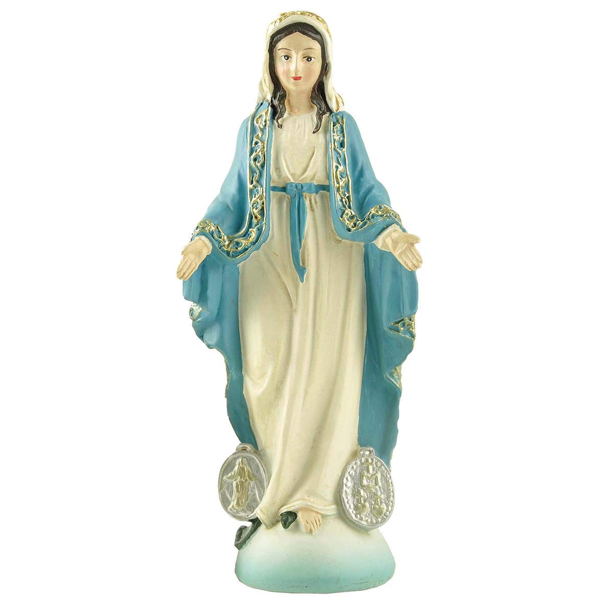 Virgin Mary Statue for Women – Catholic Our Lady of Grace Figurine 4.72