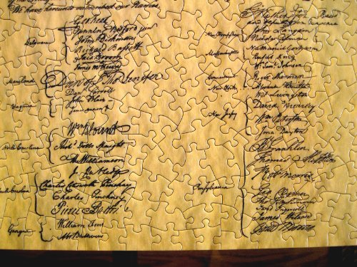 American Documents The Constitution of The United States Jigsaw Puzzle, 750-Piece