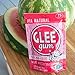 Glee Gum All Natural Wild Watermelon Gum, Non GMO Project Verified, Sugar Free, Eco Friendly, 75 Pieces, Pack of 6