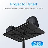 Ciieeo Adjustable Projector Tripod Stand 44.8in for Tablets & Projectors view 8