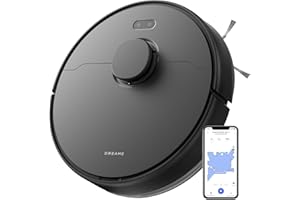 dreame D9 Max Gen 2 Robot Vacuum and Mop Combo, LDS Navigation, 6000Pa Strong Suction Power, 240mins Runtime, 2-in-1 Sweep an