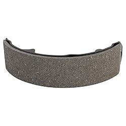 TRQ Rear Parking Brake Shoe Set Compatible with
