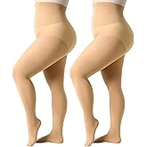 MANZI Plus Size Tights for Women 70D Queen Size Tights(Pack of 2)