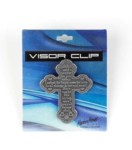 Firefighter Visor Clip - Maltese Cross Pewter Visor Clip For Fireman Hat Or Car Sun Visor - View #3