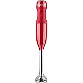 KitchenAid KHB1231QHSD 100 Year Limited Edition Queen of Hearts Corded Hand Blender, 3 Speed, Passion Red