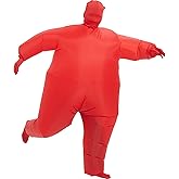 Threadsorcery Inflatable Costume Adult,Blow Up Masquerade Jumpsuit,Full Body Party Suit,Halloween Costumes for Men Women