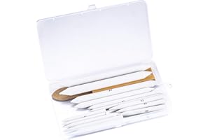 JmhNewhope 16 Pcs Blending Stumps and Tortillions Set, Paper Blending Stump Set, Paper Art Blenders Sketch Drawing Tools for Student Sketch Drawing Smudging Smoothing Charcoal Graphite Colored Pencil