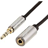 Amazon Basics 3.5mm Male to Female Stereo Audio Extension Adapter Cable - 12 Feet