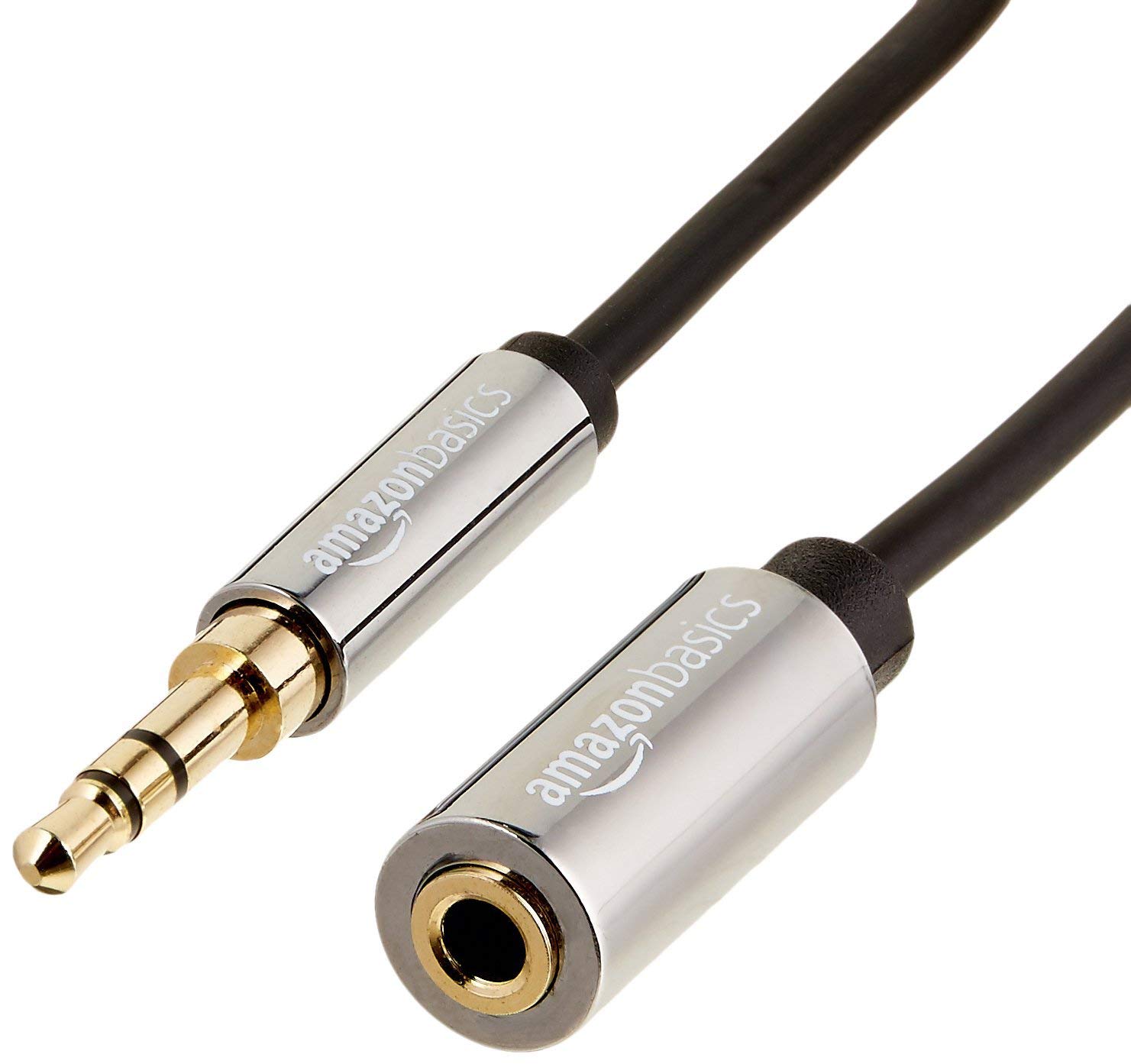 Amazon Basics 3.5mm Male to Female Stereo Audio Extension Adapter Cable
