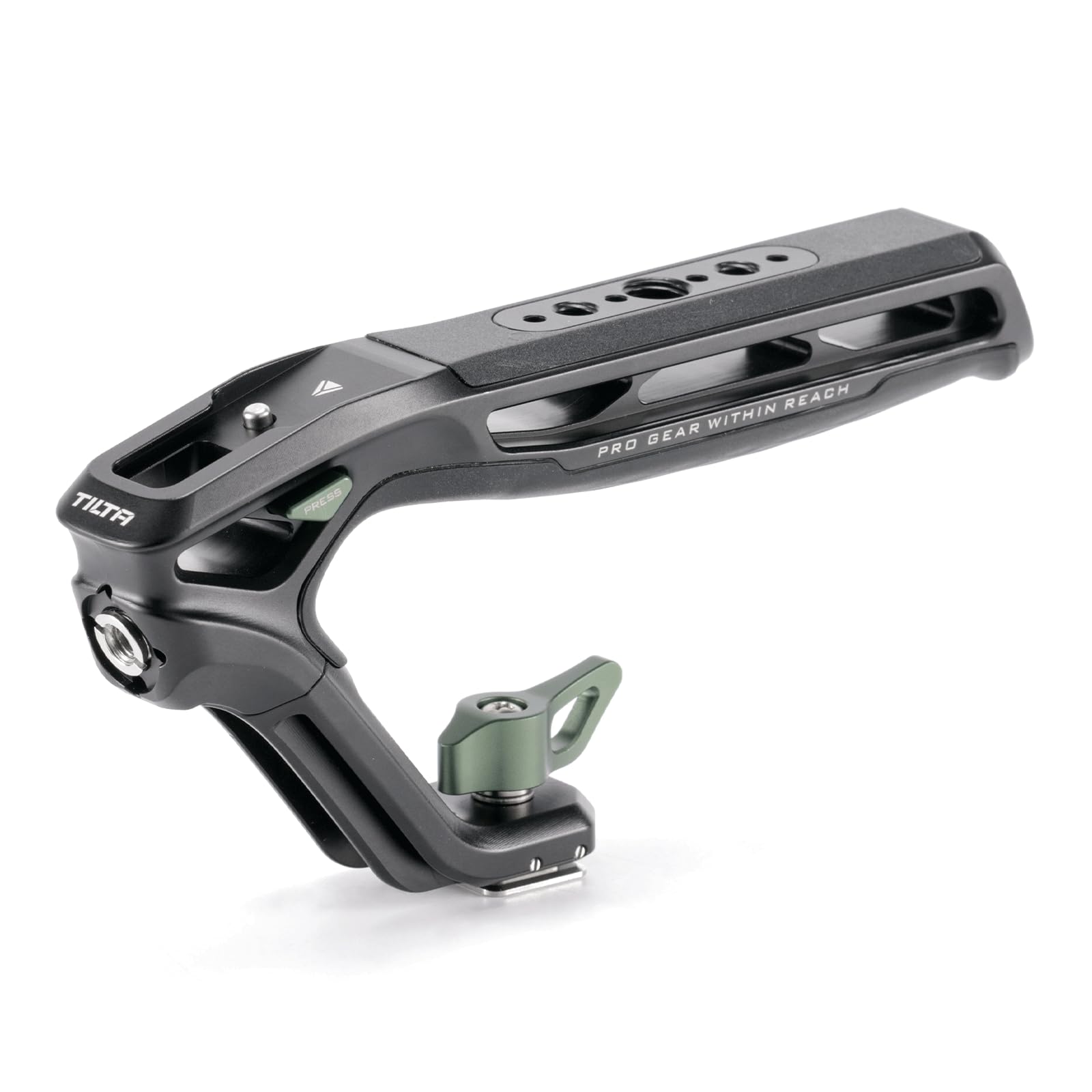 TILTA Xeno Top Handle with Cold Shoe Mount Compatible with Tilta Camera Cages and Accessories - Black TA-XTH2-B