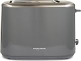 Morphy Richards Equip 2 Slice Toaster Defrost Reheat Browning Controls 800W Grey