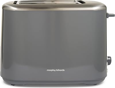 Morphy Richards Equip 2 Slice Toaster Defrost Reheat Browning Controls 800W Grey